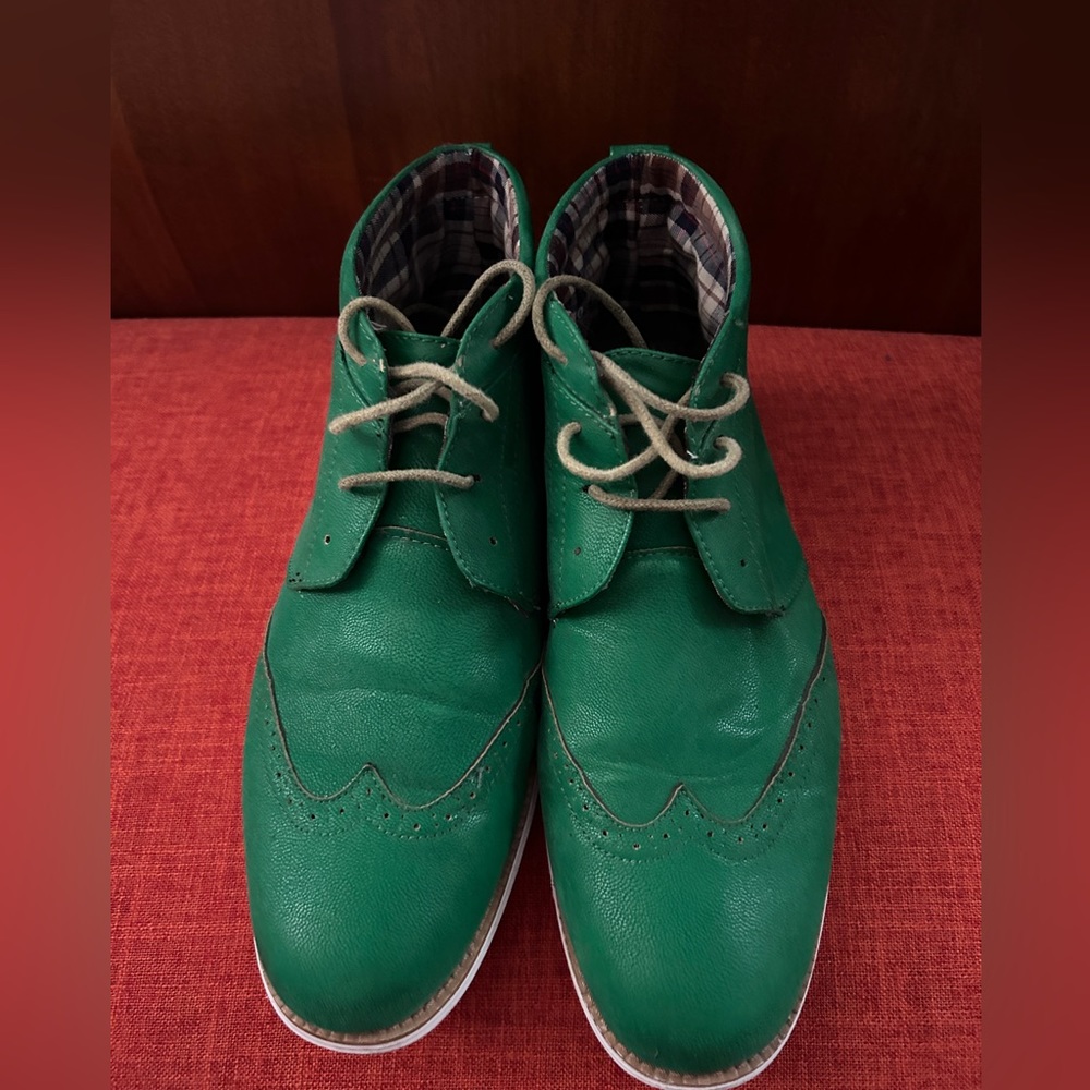 Men’s Emerald Green Ankle Boots